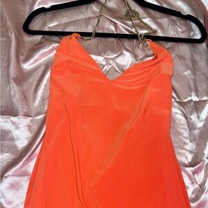 Orange dress from baddieville
